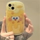 thumbnail image 1 of Cute Cheese Silicone Soap Case For Apple 14pro 14 Mobile Phone Case 13Pro 13, 1 of 1