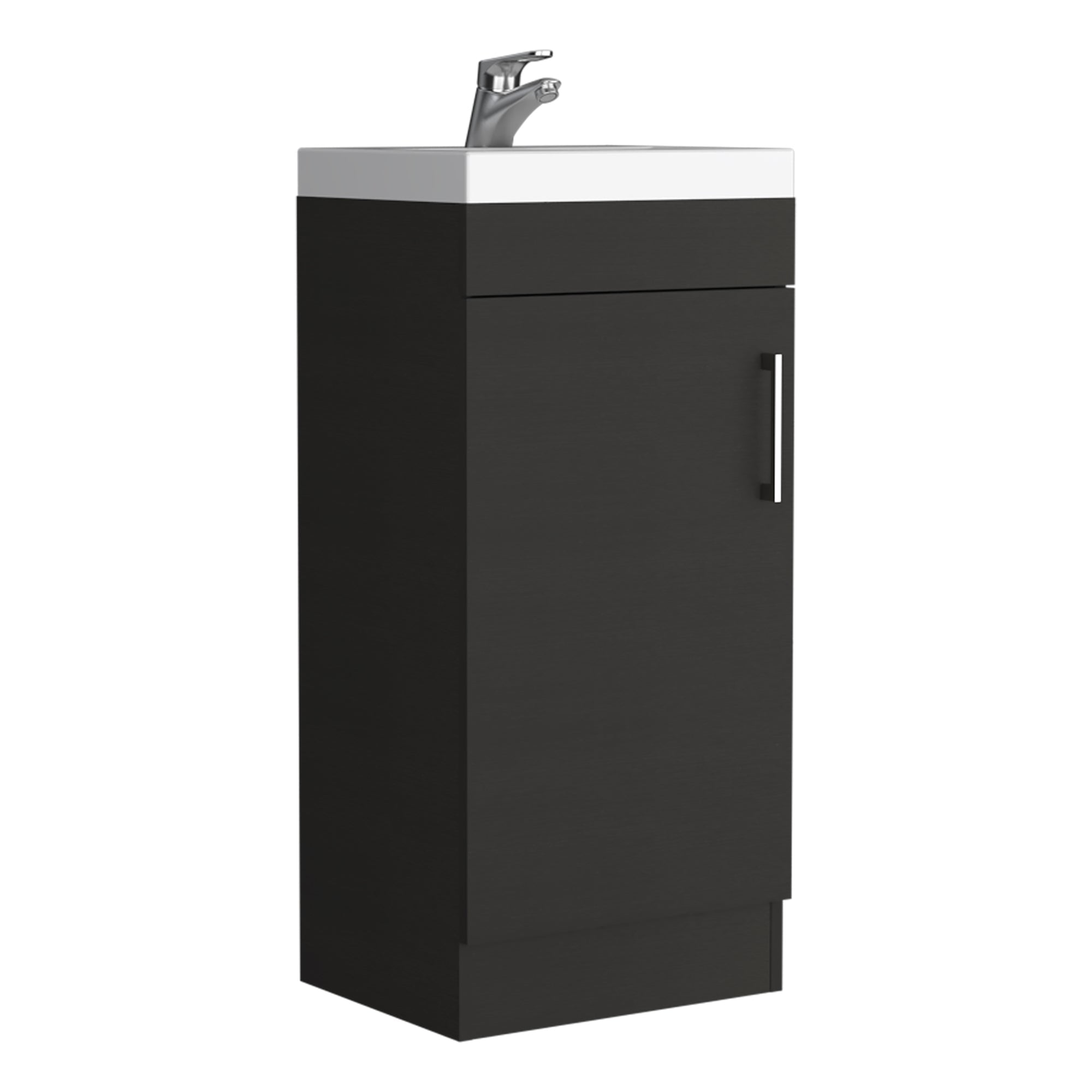 Mueble Vanitorio 1 Puerta Fm-005N - Negro