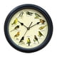 thumbnail image 3 of Reloj Musical De Pared Con Sonido De Pájaros, Funciona Con Pilas, Para Decoración Interior Del Hogar, Negro, 25cm, 3 of 5