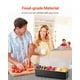 thumbnail image 3 of Servidor de condimentos refrigerado VEVOR de 6 compartimentos enfriado con hielo y tapa, 3 of 9