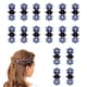 thumbnail image 1 of Pinzas para el cabello, 16 piezas de mini pinzas para el cabello con diamantes de imitación y flores, pinzas para el cabello brillantes, pinzas pequeñas con diseño de Bling Bling, para mujeres y niñas, 1 of 8