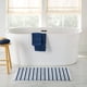 thumbnail image 2 of Alfombra Baño Better Homes & Gardens Signature Soft 50x86 cm Rayas Azul, 2 of 3