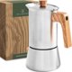 thumbnail image 1 of Cafetera WALDWERK Moka de 300 ml con mango de madera de roble, 1 of 6