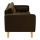 thumbnail image 5 of Sofa Retro 3c Felpa 05 Chocolate, 5 of 6