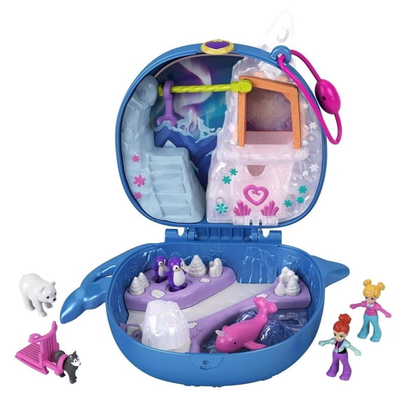 Juguetes Polly Pocket New Micro Estuche Ballena Narval