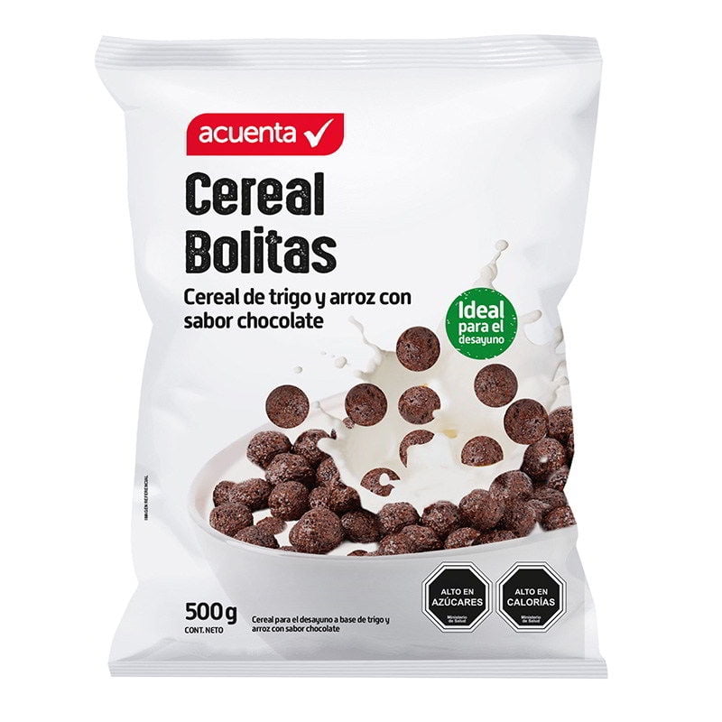 Cereal Bolitas Chocolate 500 g Acuenta