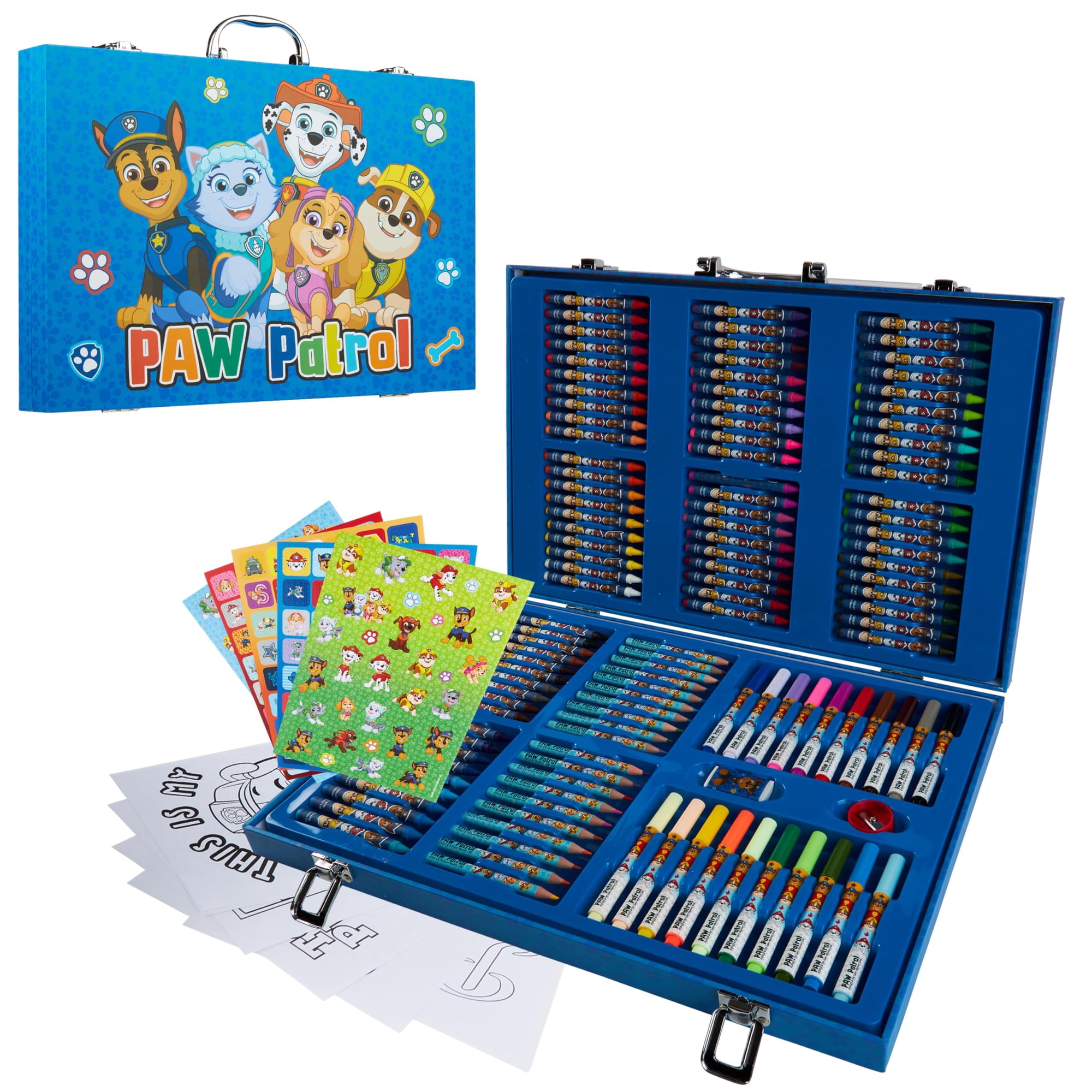 Paw Patrol - Set De Lápices De Colores Art Supplies De La Patrulla Canina Para Niños De 4 A 12 Años