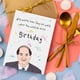 thumbnail image 5 of Tarjeta de cumpleaños divertida de Bhisong The Office para jefe y colega, 5 of 7