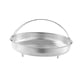 thumbnail image 4 of Cesta De Vapor De Acero Inoxidable, Red De Malla Grande, Cesta Redonda Para Vaporizador De Verduras, 24,5 Cm, 4 of 5
