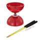 thumbnail image 3 of Juguete Diabolo Con Varillas, Juguete De Habilidad De Triple Rodamiento Para Regalo, Pastizales, Adultos, Ni?os, Rojo, 3 of 5