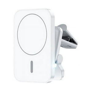 Impormaipu - Soporte Base Para Celular Y Cargador Inalambrico 2 En 1 Metal Magnetico Carga Rapida 3A 30W Smartphone Android Para Iphone Pared Casa Redondo