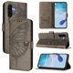 thumbnail image 4 of Funda cartera mariposa para Samsung Galaxy A56 5G con soporte y ranuras para tarjetas Gris, 4 of 5