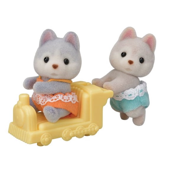 Set Figuras Familia Gemelos Husky