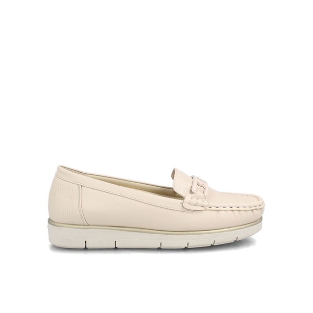 Mocasín Mujer Bata Flipi Blanco