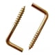 thumbnail image 1 of Tornillo cancamo cabeza l de apriete rosca manual con rosca espiral PREX 50X25X4,4 - 5cm x 4.4mm - pack x 144, 1 of 3