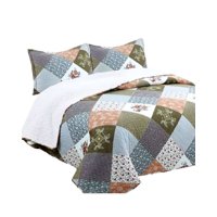 Genérico - Cubrecama Quilt Sherpa King 250X270 24