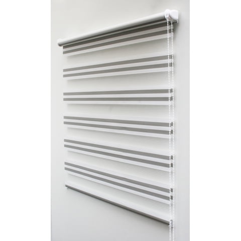 Deco Rc - Cortina Roller Duo Basic Bic Crudo-Gris 120X180 Cm