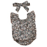 Bothyi - 2 Mamelucos Recién Nacidos Con Cuello Redondo Y Volantes Para Ropa De Juegos, Dormir, Vida Diaria