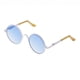 thumbnail image 3 of pair vidrios redondos del marco del hippy retro eyewear para 1/6 blanco de las muñecas del blythe, 3 of 4