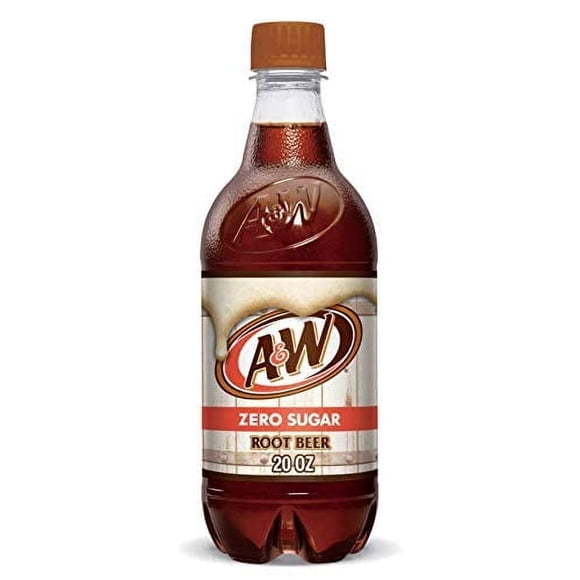 Refresco B4Y A&W Root Beer Zero Sin Azúcar 591 ml Paquete de 10