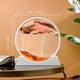 thumbnail image 1 of 1pc Moving Sand Art Picture Round/Rectangular Glass 3D Deep Sea Sandscape In Motion Display Flowing Sand Frame Relaxing Desktop Home Office Work Decor, 1 of 3