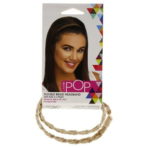 Hairdo - Diadema Pop De Doble Trenza - R Sueco Rubio De Para Mujer - Banda Para El Cabello