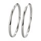 thumbnail image 1 of Aros Plata Argolla Borde Ovalado 40 mm, 1 of 5