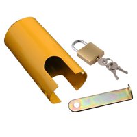 Ioensy - Cubierta De Bloqueo De Grifo Al Aire Libre Candado De Grifo Antirrobo Para Parque Calibre Pequeño