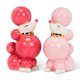 thumbnail image 1 of Set de Salero y Pimentero Abbott Caniche Rosa 9 cm, 1 of 2