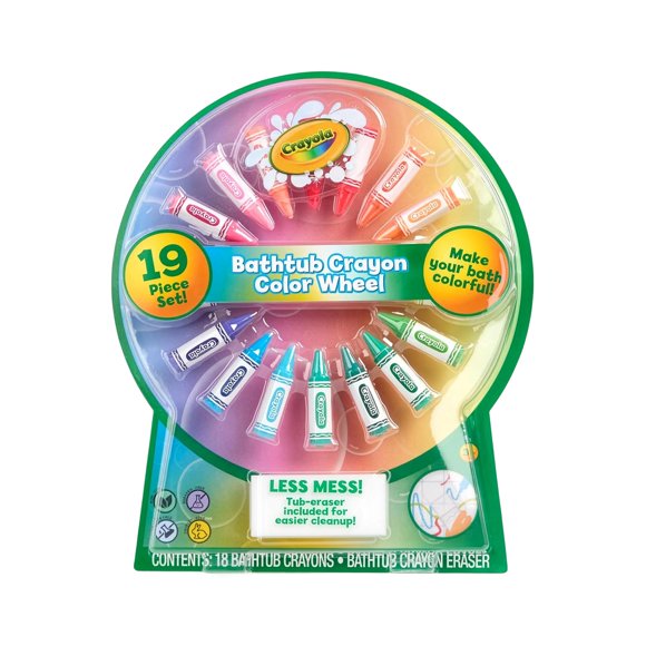Crayola Crayones de Baño - Set de 19 Piezas No Tóxico