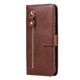 thumbnail image 4 of Funda tipo cartera para Google Pixel 8 Pro con bolsillo con cremallera y ranuras para tarjetas – Función de soporte Marrón, 4 of 6