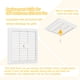 thumbnail image 3 of Rejilla/tapa de repuesto para ventilador de baño G686N, compatible con modelos Broan-NuTone 686, cubierta blanca resistente para extractor de aire (1 unidad), 3 of 6