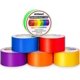 thumbnail image 2 of Cinta adhesiva WillMall Rainbow Bright de 5 cm x 18 m, resistente, paquete de 6, 2 of 8