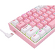 thumbnail image 2 of Teclado Gamer Inalámbrico Redragon Fizz Pro, Mecánico, Español, Switch Redragon Red, 60%, Pink/White, 2 of 2