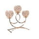 thumbnail image 5 of Candelabro Porta velas  3 Cristal Flor Decoración De Mesa, 5 of 5