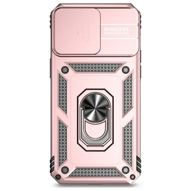 Estuche GANGXUN para iPhone 15 Pro Max, soporte giratorio 360°, estilo mecánico y magnético