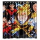 thumbnail image 1 of Cortina de ducha de Dragon Ball, juego de cortina de baño con ganchos, tamaño 60 x 72 pulgadas, 1 of 3