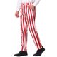 thumbnail image 5 of INSPIRE CHIC Pantalones de Vestir a Rayas para Hombre de Halloween Ajuste Clásico Frente Plano Pantalones Casuales de Negocios 30 Rojo Blanco, 5 of 7
