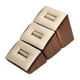 thumbnail image 5 of Soporte De Exhibición De 3 Anillos, Estante De Presentación De Joyería De Madera, Soporte De Anillo Para Tocador, Color Beige, 5 of 5