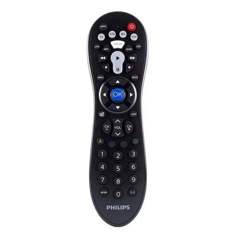 Philips - Control Remoto Universal 4 En 1 Negro Srp3014