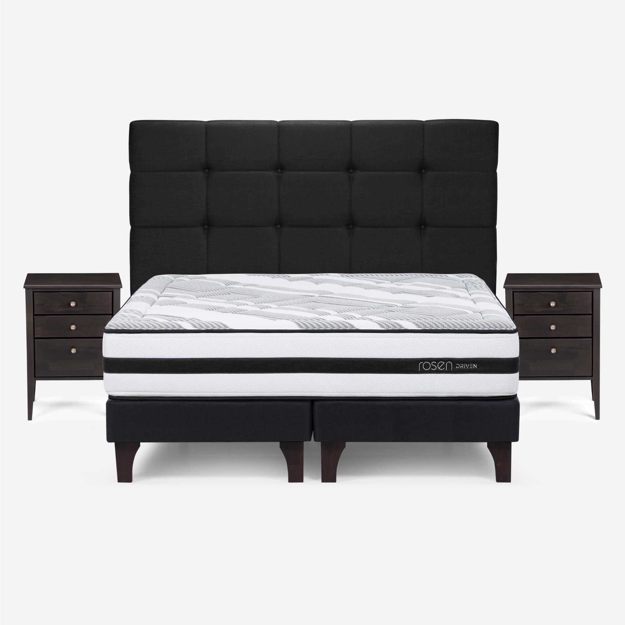 Cama Europea Driven Combo Issey 2 Plazas