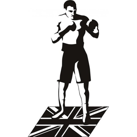 Rienda Libre Graphics - Decomural British Boxer Uk Boxing Sports Ws-19032