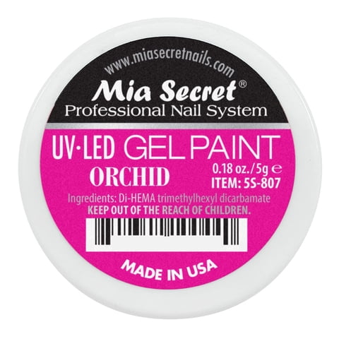 Pintura En Gel Mia Secret Uv/Led, 7 G, Para Uñas Acrílicas (Orquídea)
