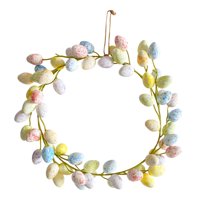 Bothyi - Corona De Huevos De Pascua, Decoración De Pascua, Corona De Primavera Para Puerta Principal, Vacaciones