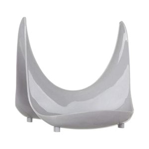 Magideal - Soporte De , Estante De Almacenamiento De Cocina, Cuchara Para El Hogar, Soporte Para Tapa , Soporte Para Tapa , Estante , Gris