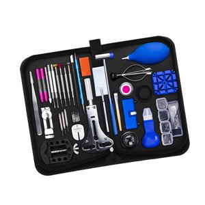 Ioensy - Herramienta De Reparación De Relojes Reparación De Repuesto Con Estuche De Transporte Juego De Reparación De Relojes