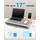 thumbnail image 3 of Lap Desk HUANUO se adapta a portátiles de hasta 17 pulgadas con alfombrilla de ratón de madera, 3 of 8