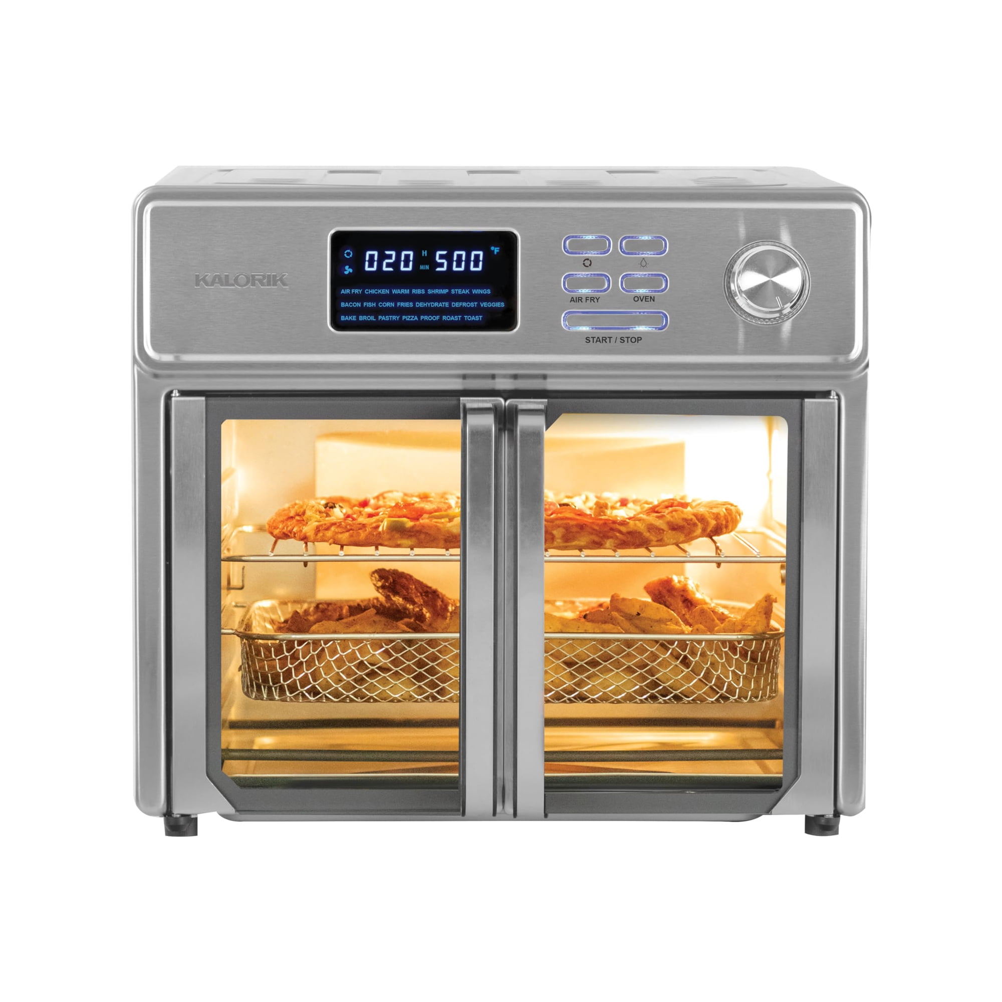 Horno Air Freyer Kalorik Maxx® Digital, 26 Cuartos De Galón, 10 En 1