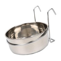 Magideal - Cuenco Para Perro, Cuenco De Agua, Práctico Cuenco Colgante Extraíble Para Mascotas, Comedero Para Perros, Soporte Para Comida Para Gatos, Alimentador Diámetro 16Cm