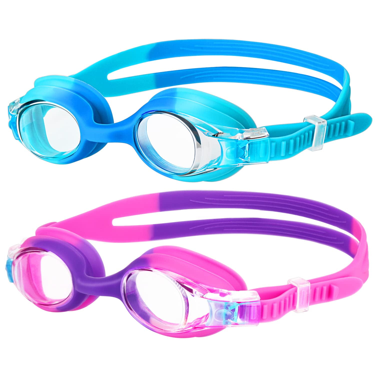 Gafas De Natación Starweh Para Niños, Antivaho, Sin Fugas, De 6 A 14 Años, Paquete De 2
